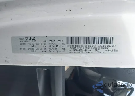 2016 Ram Promaster 1500 Low Roof from USA, damaged, VIN 3C6TRVAG9GE103650